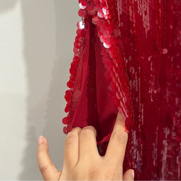 STAUD Mini Ilana Dress in Poinsettia - Picture 5 of 11